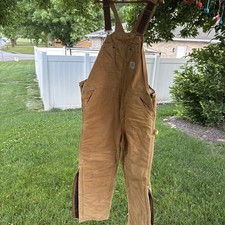 Carhartt Insulated Bib Overalls Bibs 42 X 32