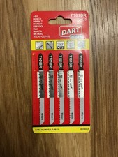 Dart Jigsaw Blades For Wood 101BR Down Cut Worktops Laminate 1 pack of 5 blades 