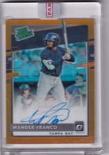 2020 Panini Donruss Optic Prizm #RPS-WF Wander Franco Tampa Bay Rays 68/75