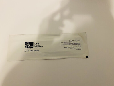 ZEBRA 800105-003 LONG CLEANING CARD for P330i CARD PRINTER SEALED 