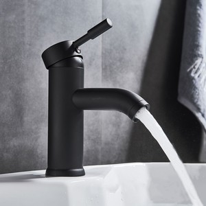 Schwarz Armatur Wasserhahn Einhebelmischer Bad Waschbecken Waschtisch Messing Ebay