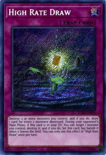 yugioh cards that draw more cards Yu-Gi-Oh! - Shining - DUPO-EN010 - Ultra Rare - 1st Edition High Rate Draw - BLAR-EN018