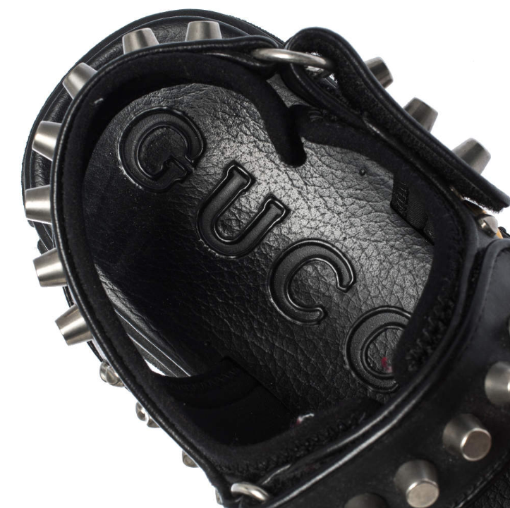 Gucci Aguru Men Studded Sandals GUCCI Black Aguru Studded Men main image 2