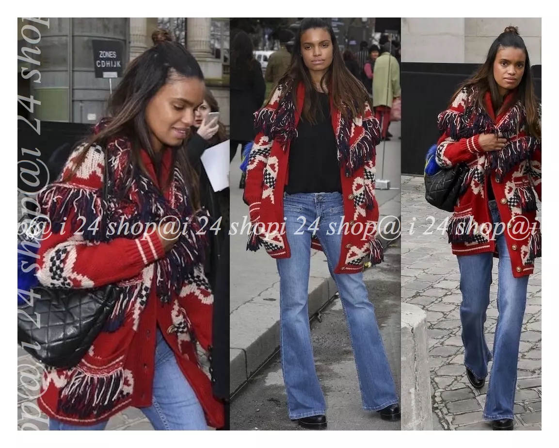 CHANEL 14A NEW PARIS-DALLAS FRINGED CAPE JACKET CARDIGAN COAT FR44-46 | eBay
