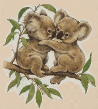Baby Koalas Counted Cross Stitch Chart No. 2-469 