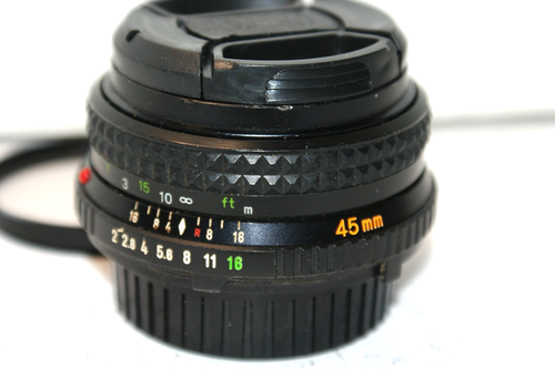 Minolta MD 45mm F2 "Pancake" Lens