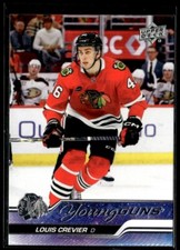 2023-24 Upper Deck Young Guns Louis Crevier Rookie Chicago Blackhawks #721