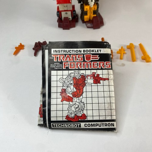 1987 Hasbro G1 Transformers Combiners Computron Near Complete Technobots Vtg - Picture 2 of 24