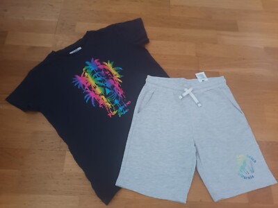 Pocopiano Sweatshorts + Kangaroo Poo T-Shirt für Boys Gr. 146-152 ## WIE NEU ##