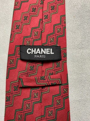 シャネル CHANEL NECKTIE Authentic 