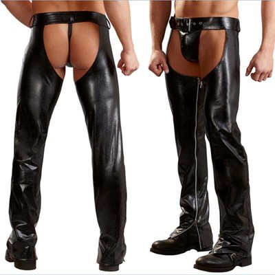 Men's Exotic Sexy PVC Pants Fashion 