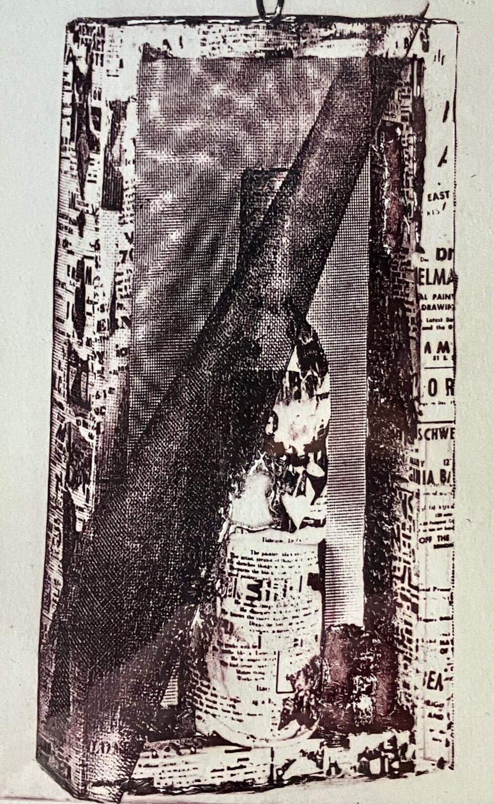 Amy Ernst Hand Signed Etching "Artworld" 1998 15x18x1 3/8 in