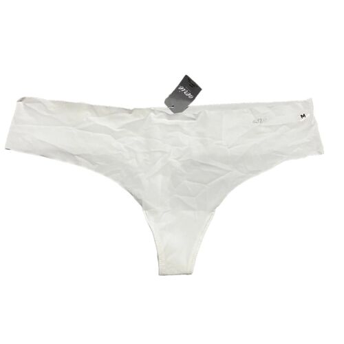 Aerie Women's Size Medium Panty Thong Tanga White New With Tags