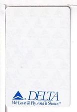 Single Airline Playing Card "Delta Airlines, DAL311B" Chan/Mertens #, Stand