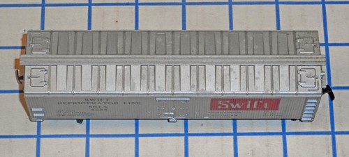 TYCO HO Gauge Swift Refrigerator Line Silver Box Car SRLX 4226 Model Railroad - Picture 5 of 6