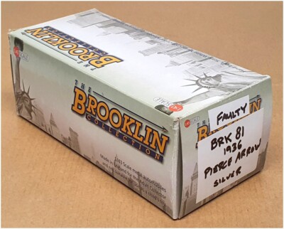 Brooklin BRK81 1/43 – Pierce Arrow 1601 Sedan 1937 Bleue, Métal, Set 1/2