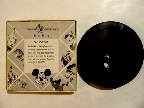 Super 8mm color SILENT 200'' Disney's DUMBO MAKES THE BIG TOP Original Box - Picture 15 of 15