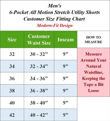 Mens Cotton Flex Stretch Button Closure Chino Shorts (Sizes 30-42) NEW FREE SHIP - Picture 4 of 28