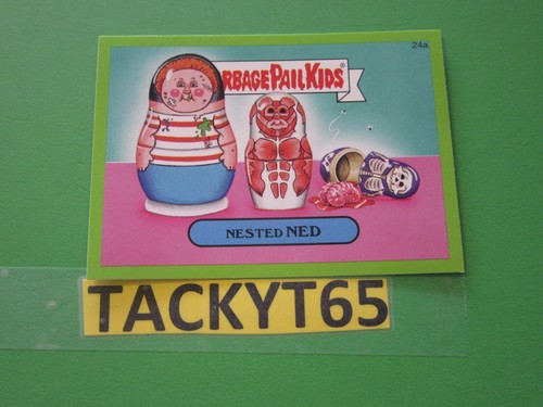 2015 GARBAGE PAIL KIDS SERIES 1 GREEN PARALLEL SINGLE CARD(S) NEW - Picture 37 of 104