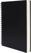 8.5X11Inches Hardbound Sketch Book, Spiral Bound Sketch Pad, 80-Sheets