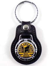 ROYAL ENFIELD KEY FOB RING CHAIN "MADE LIKE A GUN" MOTORCYCLES METEOR BULLET 500