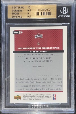 03-04 Upper Deck MVP レブロン 201 RC lebron-james-rookie-card-2003-