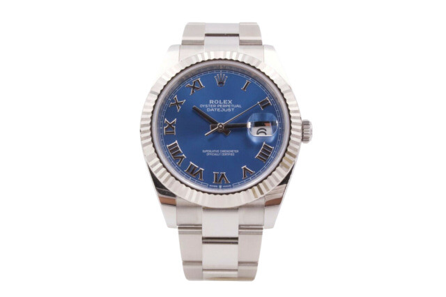 Rolex Datejust 41 Azzurro Blue Men's 