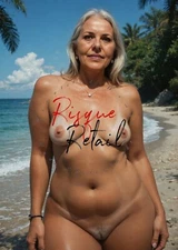 Mature Nude Woman Artistic A4 Photograph Naked Fine Art Women Print UME003