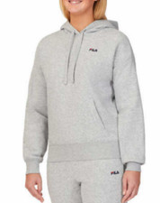 Fila Womens Fleece Hoodie Athletic Sweater Gray, Size - XXL NWT