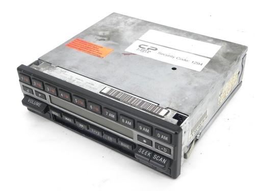 Factory OEM Becker Radio Stereo w/ Code for 91-94 Mercedes 300E 500SEL W140 W124 - Picture 2 of 13