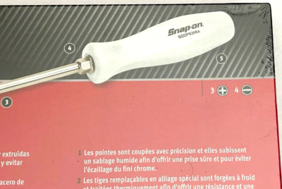 SNAP ON SDDX70A PW 7Pc PEARL WHITE Hard Grip Combination