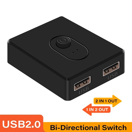 USB3.0/2.0 Switcher Bi-Directional USB Switch 2 in1 Out / 1 in 2Out USB Switcher - Picture 8 of 26