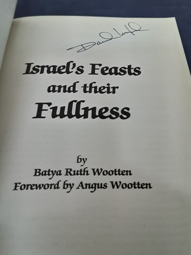 Israel's Feasts and their Fullness Wooten Key of David 2002 VG SB 250624 - Picture 3 of 5