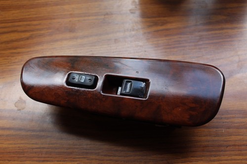 2001-2007 Toyota Sequoia Front Right Passenger Window Switch Wood Grain Tan