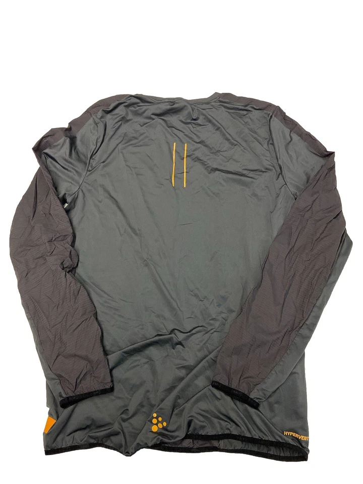 Capa Base Para Hombres CRAFT Gris Hypervent Pro Correr Manga Larga Talla S Foto 4 de 4