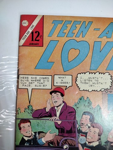 Charlton Comics Teen-Age LOVE #40 buone condizioni 1965 non ero abbastanza bello - Foto 3 di 13