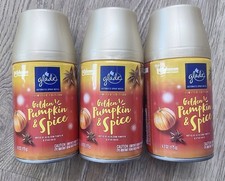 3 Pack Glade Automatic Spray Refill Air Freshener Golden Pumpkin  Spice 6.2 OZ