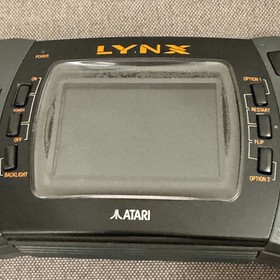 Atari Lynx II 2 Console System For Parts or Repair w/Battery Cover w games