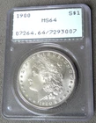 1900 MORGAN SILVER DOLLAR ~ PCGS MS64 ~RATTLER ~ SIMPLY BEAUTIFUL