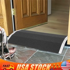 80x40 cm Wheelchair Ramp Door Threshold Aluminium Alloy Safety Non-Slip Ramp
