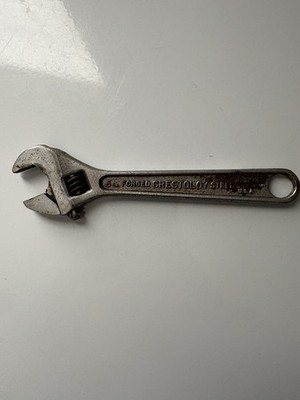 Crescent Tool Co. 6'' Adjustable Wrench Vintage, USA, Jamestown, NY
