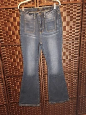 Judy Blue Dark Wash Flare Jean Size 15/32 Stretch Bootcut Boho
