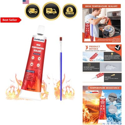 High Temp Silicone Sealant Heat Resistant Glue Waterproof Oven