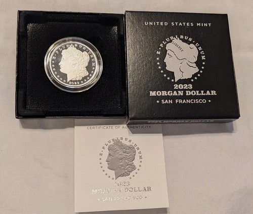 2023 S Proof Morgan Dollar with original box & COA