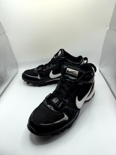 Nike Land Shark Legacy MID BG 396263-012 Youth 6 Sneakers Black Football Cleats