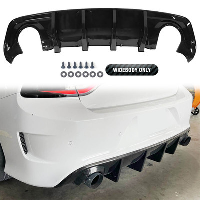 Carbon Fiber Rear Bumper Diffuser Lip Fits Dodge Charger SRT Widebody 2020-2024