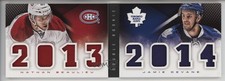 2013-14 Panini Playbook Double Rookie Classbook Jamie Devane Nathan Beaulieu 0r4
