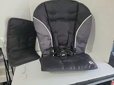 Baby Trend Sit N Stand double Stroller Rear Fabric Seat Cover Black #SS76072A