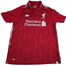 New Balance Liverpool FC Home Shirt Mane 10 Med Red Football Jersey LFC 2018/199