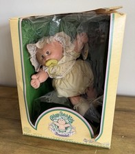 Parche de repollo prematuro vintage con chupete y papeles en caja (Coleco) 1984